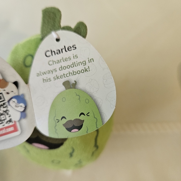 Squishmallows Green Plush Pickle - Picture 5 of 6